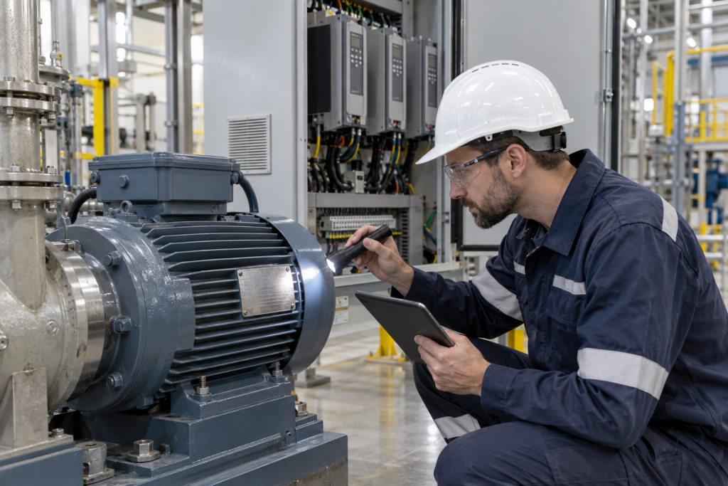 Variable Frequency Drive RFQ Checks: Motor Data, Control Mode and Braking Duty