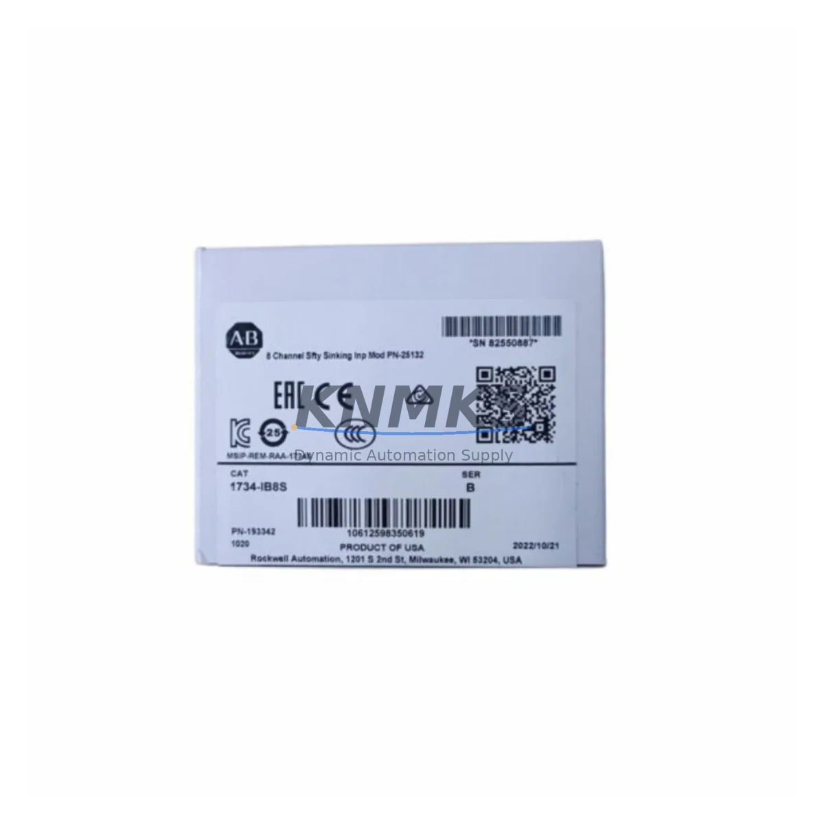 Allen-Bradley 1734-IB8S Fail-Safe Safety Digital Input