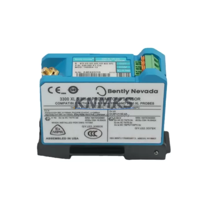 Bently Nevada 330180-X1-CN Fail-Safe Proximitor Sensor – Model 330180-X1-CN MOD:145004-82