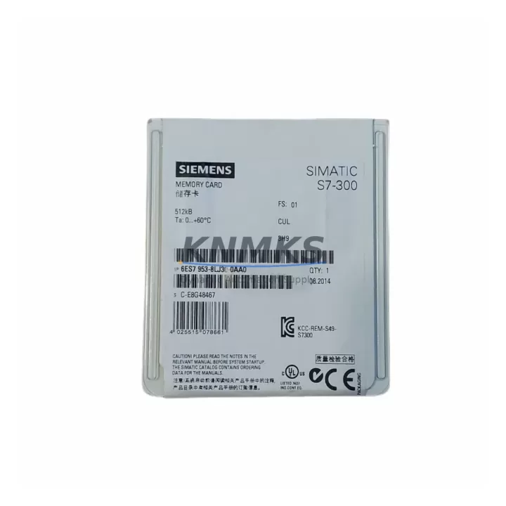 Siemens 6ES7953-8LJ30-0AA0 MMC 512KB Spare Part S7-300