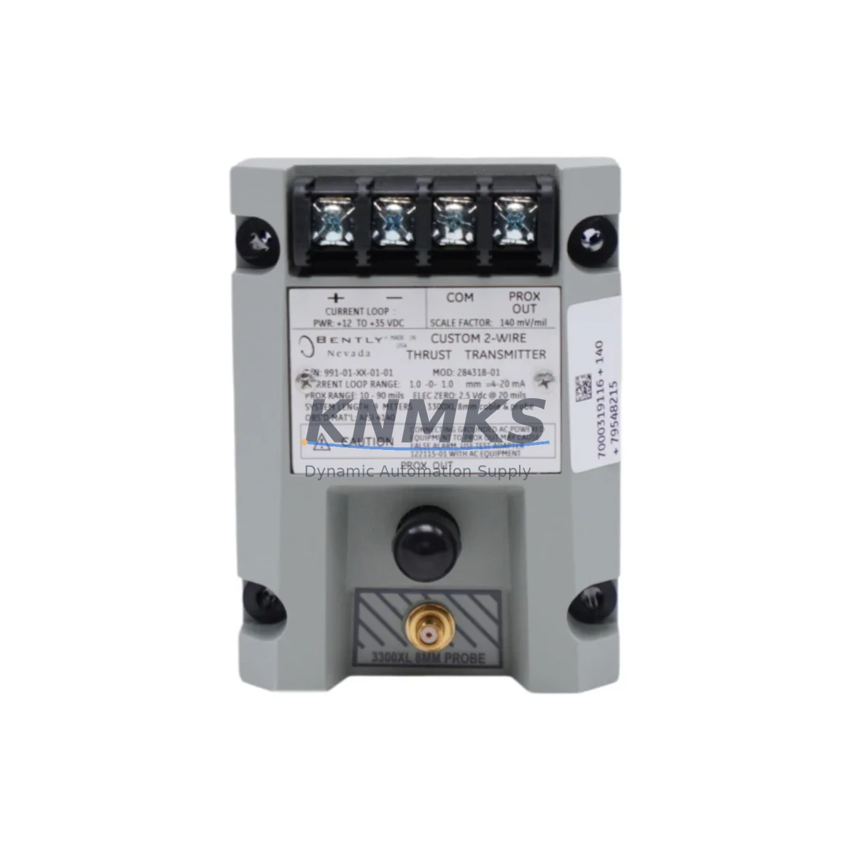 Bently Nevada 991-06-XX-01-05 Fail-Safe Thrust Transmitter