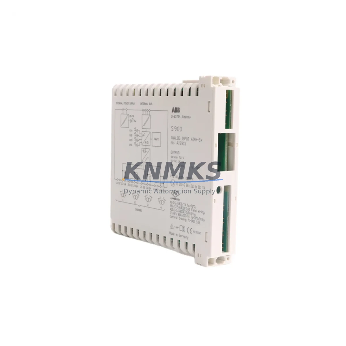 ABB AI931S 3KDE175511L9310 Fail-Safe HART Analog Input Module