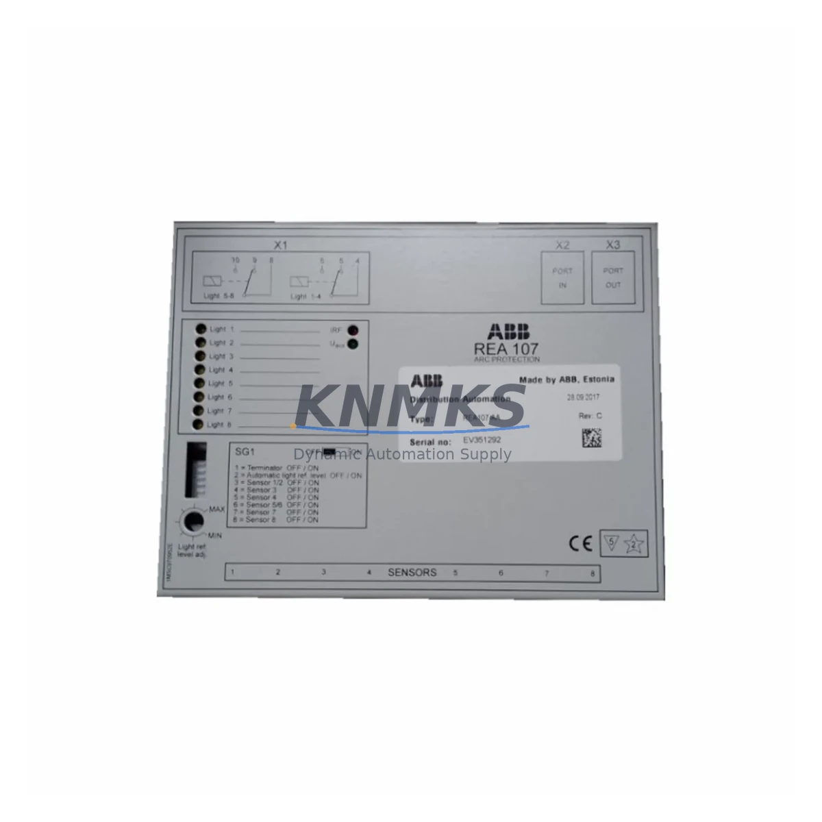ABB REA107-AA Fail-Safe Arc Protection Relay